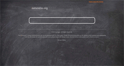 Desktop Screenshot of naturalia.org