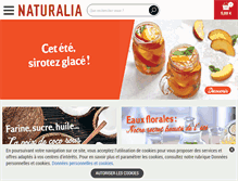Tablet Screenshot of naturalia.fr